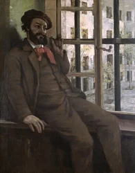 Självporträtt i Sainte-Pelagie, 1871